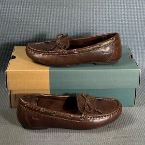 b.o.c. By Born Women’s Carolann Brown Leather Slip On Shoes Size 6.5